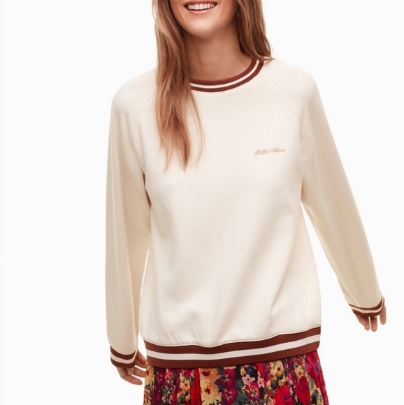 Aritzia Little Moon Crewneck Sweatshirt XS - Picture 1 of 8